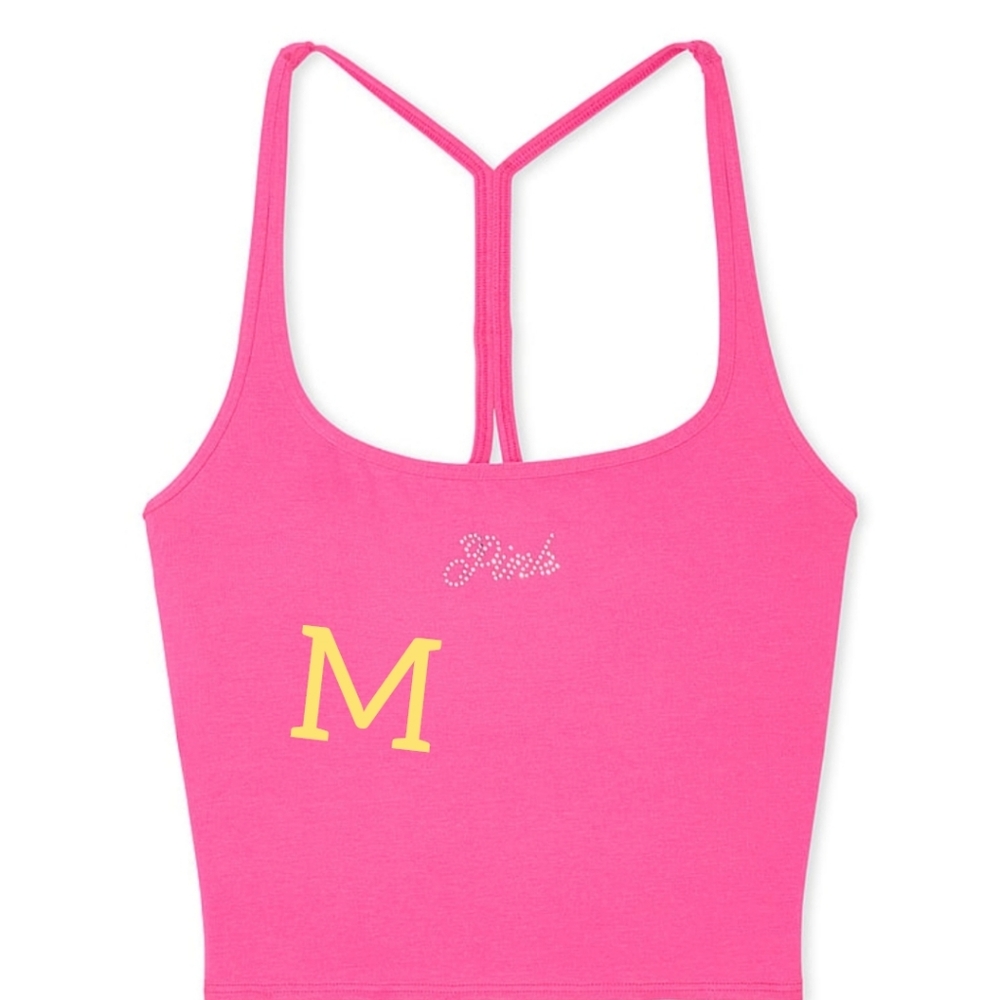 Vs pink bling tank
